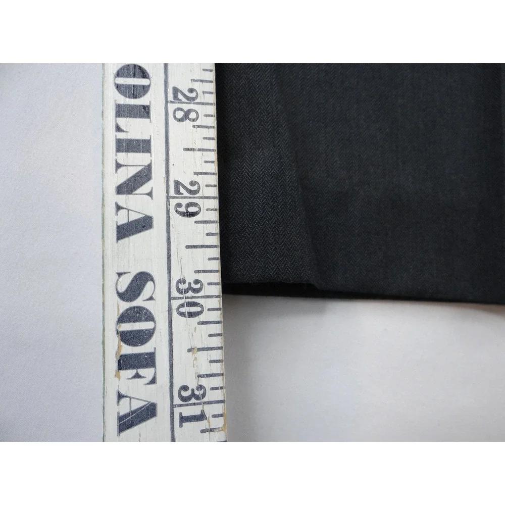Easy Portfolio‎ Classic Fit Men's Charcoal Gray Dress Pants 33x30 Wool Blend
